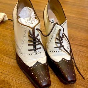 Manolo Blahnik Two Tone Pumps